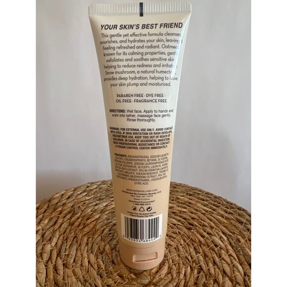 DERMASIL PHARMACEUTICAL RESEARCH OATMEAL FACIAL CLEANSER OATMEAL SNOW MUSHROOMS - Picture 2 of 7